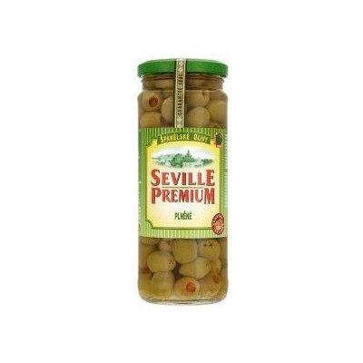 Seville Premium Olivy zelené s papričkou 450 g