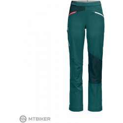 Ortovox dámské softshellové kalhoty Col Becchei Pants W pacific green