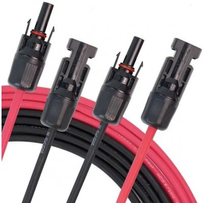 Solární kabel 6 mm² 3 m, prodlužovací – Zboží Dáma
