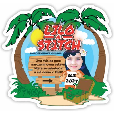 Personal Personalizované pozvánky Lilo a Stitch – Hledejceny.cz