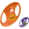 Hračka pro psa Kong Jumbler míč rugby s tenisákem L/XL 22,5 cm