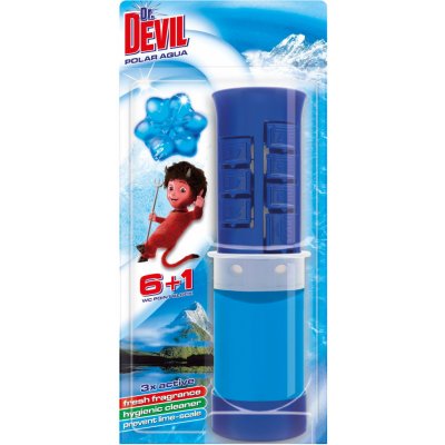 Dr. Devil 3in1 WC point block terč do toalety Polar Aqua 45 ml – Zboží Mobilmania