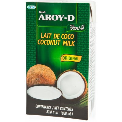 Aroy-D Kokosové mléko 1 l – Zboží Mobilmania