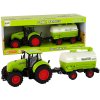 Auta, bagry, technika Lean Toys Traktor s cisternou zelený