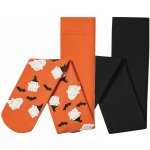 lupilu Dívčí termo punčochové kalhoty na Halloween 2 kusy černá – Zboží Dáma