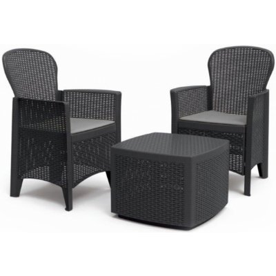 I.P.A.E-Progarden Zahradní set TREE, 3-dílný, antracitová TREC12AG – Zboží Mobilmania