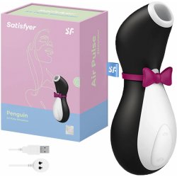 Satisfyer Stimulátor klitorisu Pro Penguin Next Generation černo bílý