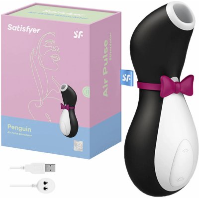 Satisfyer Stimulátor klitorisu Pro Penguin Next Generation černo bílý – Zboží Dáma