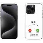 mmCase na iPhone 15 Pro Max - kolo volá bílé pozadí – Zboží Mobilmania