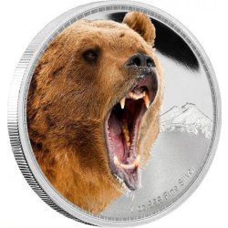 Niue Island Medvěd grizzly 1 Oz