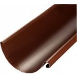 Evromat Žlab okapový 330 mm 3 m pozink hnědá – Sleviste.cz