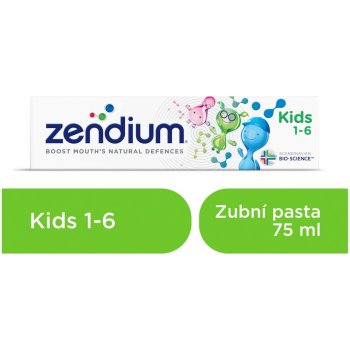 Zendium zubní pasta pro děti ve věku 1-6 let 75 ml