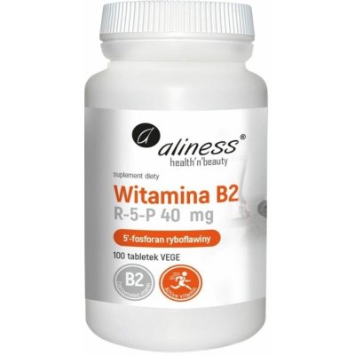 Aliness Vitamin B2 R-5-P (Riboflavin) 40 mg 100 tablet – Hledejceny.cz