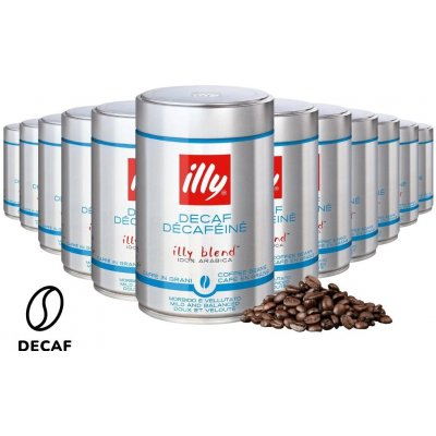 Illy Decaf bezkofeinová káva 12 x 250 g – Hledejceny.cz