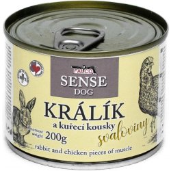 Sokol Falco Sense Dog králík a kuře 6 x 200 g