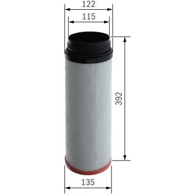 Filtr - sekundární vzduch BOSCH F 026 400 643 (F026400643) – Hledejceny.cz