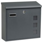 Ocelová schránka s okénky z matného plexiskla umožňující částečný průhled do jejího vnitřku RICHTER BK.703.G.AM – Hledejceny.cz