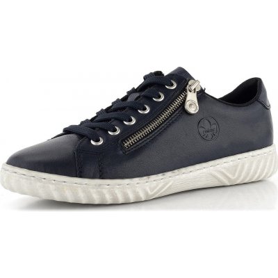 Rieker polobotky se zipem tmavě modré N0900-14 – Zboží Dáma