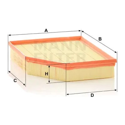MANN FILTER Vzduchový filtr C 30 196 – Hledejceny.cz