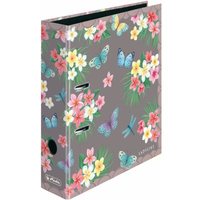 Herlitz Pořadač pákový A4 8 cm lamino Ladylike - Motýlci – Sleviste.cz
