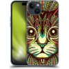 Pouzdro a kryt na mobilní telefon Apple Pouzdro Head Case Apple iPhone 15 Plus AZTEC KOČKA