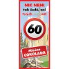 Čokoláda Bohemia Gifts Mléčná k 60. narozeninám Vše nej 100 g