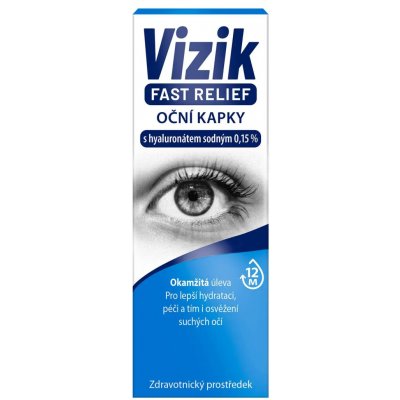 Vizik Oční kapky FAST RELIEF 10 ml – Zbozi.Blesk.cz