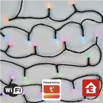 Emos D4ZR01 Světelný řetěz GoSmart LED vánoční řetěz 8 m venkovní i vnitřní RGB programy časovač wifi – Hledejceny.cz