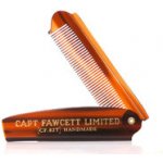 Captain Fawcett skládací hřeben na vousy 11 cm – Zboží Dáma