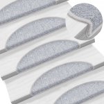 zahrada-XL Samolepící nášlapy na schody 5 ks světle šedé 56x17x3 cm – HobbyKompas.cz