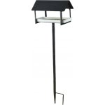 Esschert Design Krmítko pro ptáčky Modern House zapichovací 126 x 29 x 19 cm atracit bílé – Zboží Dáma