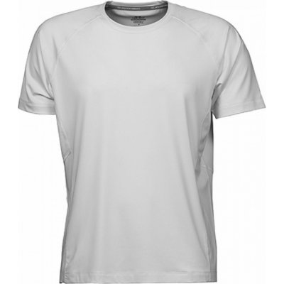 Tee Jays rychleschnoucí pánské funkční triko CoolDry s reflexním potiskem Bílá TJ7020N