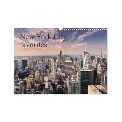 New York City favorites / UK-Version Wall DIN A3 landscape CALVENDO 12 Month Wall 2024