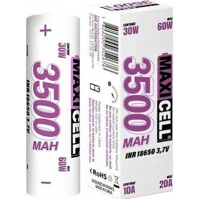 Maxi Cell baterie 18650 3500mAh 20A – Hledejceny.cz