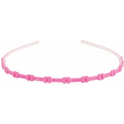 Úzká čelenka do vlasů světle růžová – Zboží Dáma