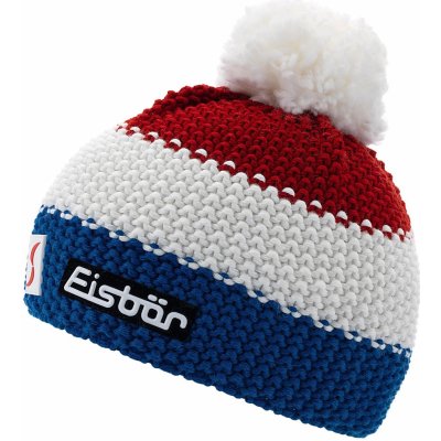 Eisbär zimní čepice Star Pompon Mü SP Lapis/white /Ardea modrá – Zboží Mobilmania