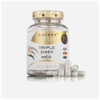 Golden Nature Triple zinek a měď 100 tablet – Hledejceny.cz