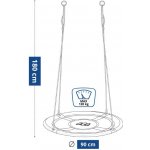 Aga Závěsný houpací kruh 90 cm Oranžový – Sleviste.cz