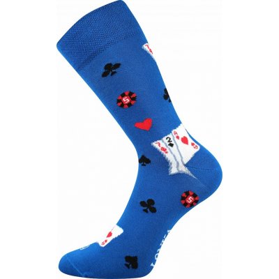 Lonka WOODOO barevné ponožky KARTY 1 pár EXTRA – Zboží Mobilmania
