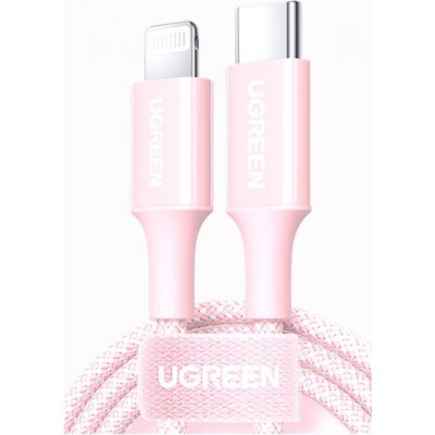Ugreen 90450 USB-C to Lightning , 1m, růžový – Zboží Mobilmania