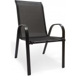 Pro-Tech shop TIH1625 Zahradní židle 2ks, černé 54x70x92cm 62409 – Hledejceny.cz