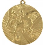 Designová kovová medaile Fotbal Zlatá 5 cm – Zboží Mobilmania