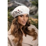Krumlovanka dámský baret Woolmark W-0840/000 ozdobený – Hledejceny.cz