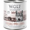 Vitamíny pro zvířata Wolf of Wilderness Adult Strong Lands vepřové 6 x 0,8 kg