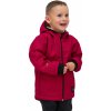 Kojenecký kabátek, bunda a vesta ESITO dětská zimní softshellová bunda s beránkem Red červená