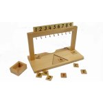 Montessori stojan na barevné korálkové schody – Zboží Dáma