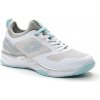 Dámské tenisové boty Lotto Mirage 200 Speed - all white/silver metal 2/blue paradise