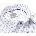 Olymp Comfort Fit Climate Control košile krátký rukáv s modrým vzorem – Hledejceny.cz