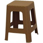 Mega Plast, Taburet I polyratan, 36 x 33 x 33 cm, okrový – Hledejceny.cz