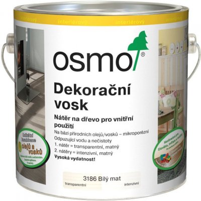 Osmo 3186 dekorační vosk Creativ bílý mat 2,5l 0,125 l – Hledejceny.cz